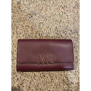 Michael Kors Mott Ladies Large Leather Wallet Clutch
